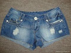 Ladies jeans shorts