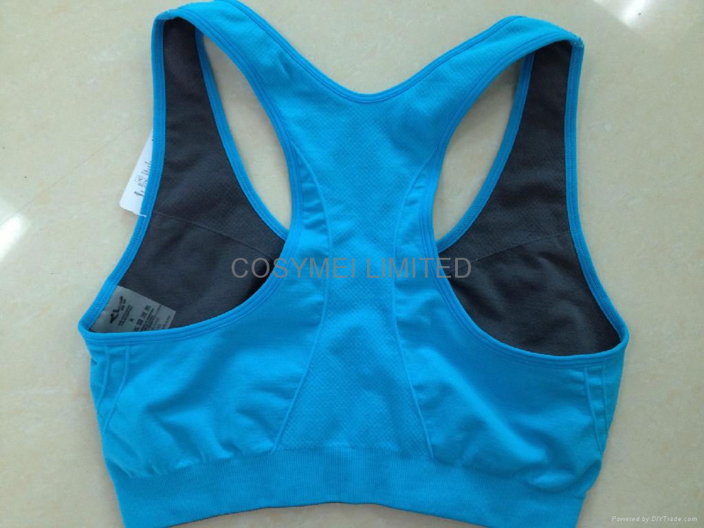 ladies seamless sport bra