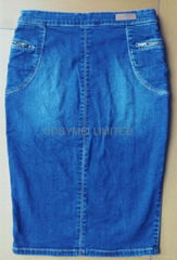 Ladies jeans skirts body