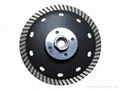 With Flange Diamond Turbo Disc for Cutting Grinding 2