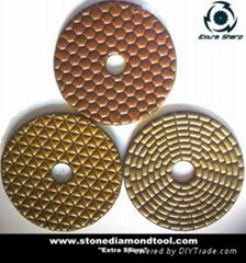 Dry Angle Grinder Polishing Pads