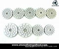 resin diamond concrete polishing pad