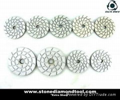 resin diamond concrete polishing pad