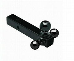 Triple Ball Mounts, 1-7/8-/2-/2-5/16-inch Balls, Black Painting