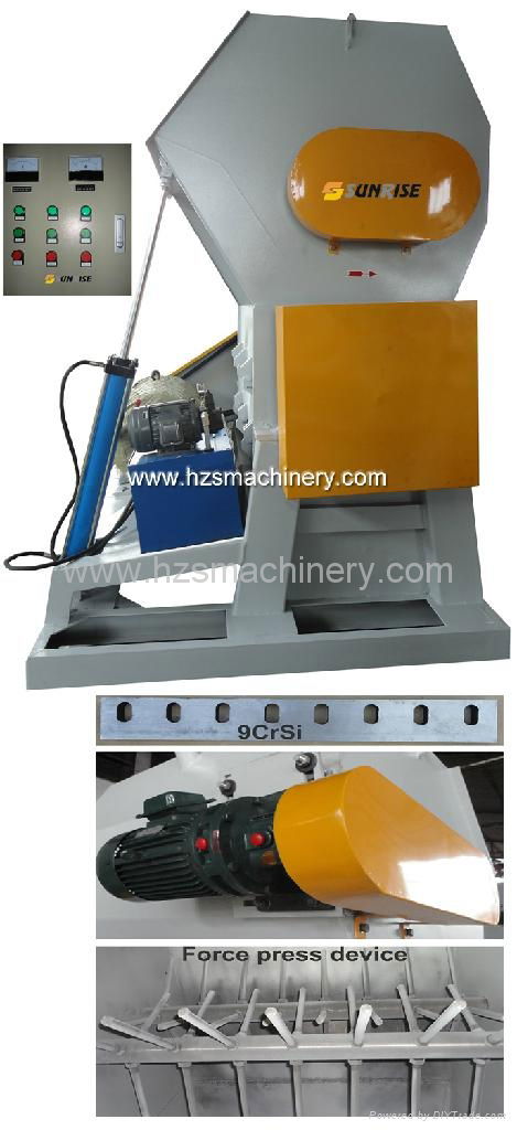 PET Bottle Crusher with Force Press and Hydraulic