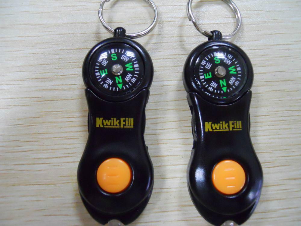 LED compass keychain 2