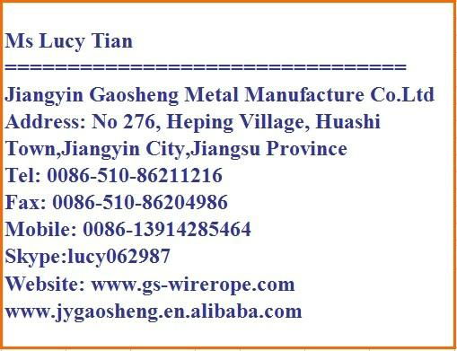 High Quality 7x7 2.5mm Galvanized Steel Wire Rope  5