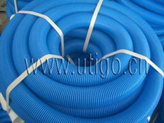 Swimming pool flexible vacuum hose