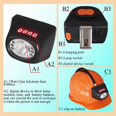 Cordless battery powered LED work light