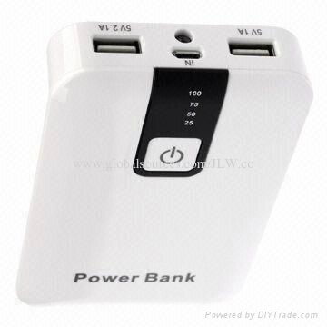 Mobile Power Banks for iPhone with 6,000mAh Capacity, 