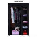 Portable folding non-woven fabric wardrobe