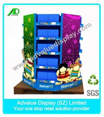  Carton Pallet Display Box for Pet Food for Supmarket