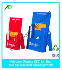 Manufacture Paper Counter Top Printing Cardboard Brochure Holder