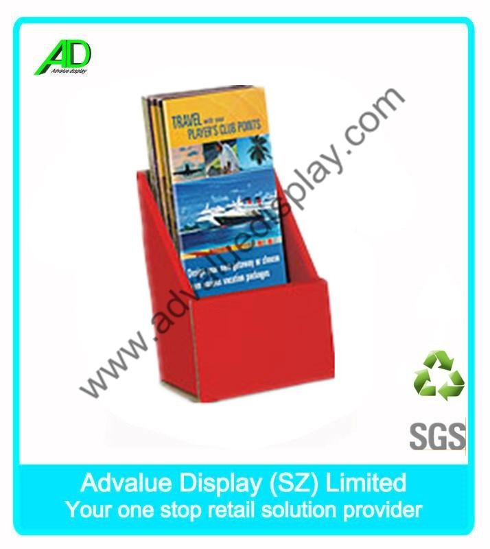 Manufacture Paper Counter Top Printing Cardboard Brochure Holder 3