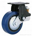 Heavy Duty PU Shock Absorption Caster 