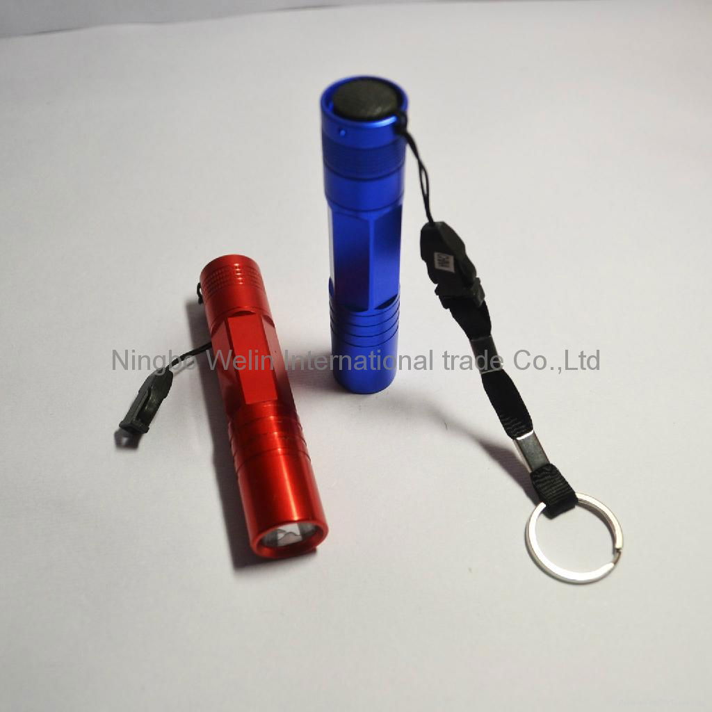 mini aluminum tactical led flashlight 0.5w mini led torch sales promotion led fl 2