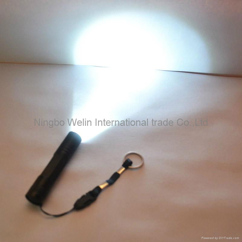 mini aluminum tactical led flashlight 0.5w mini led torch sales promotion led fl 4