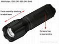 ZOOM FOCUS SYSTEM CREE Q5 ALUMINIUM TORCH 5