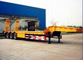 heavy duty excavator transporter lowbed semi trailer  2