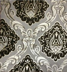 Jacquard velvet with bonding