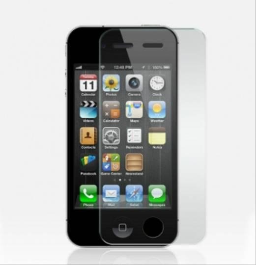 for iPhone 4/4s Premium Shatter-Proof Tempered Glass Screen Protector - Clear