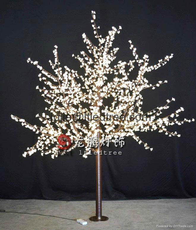 Warm white Led Cherry tree lighting, LED Acrylic cherry tree 
