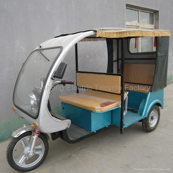 2014 new modlel eco friendly 1000W 60V battery operated rikshaw 3