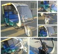 2014 new modlel eco friendly 1000W 60V battery operated rikshaw 4