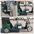 2014 new modlel eco friendly 1000W 60V battery operated rikshaw 5