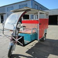 2014 new modlel eco friendly 1000W 60V Electric rickshaw 3