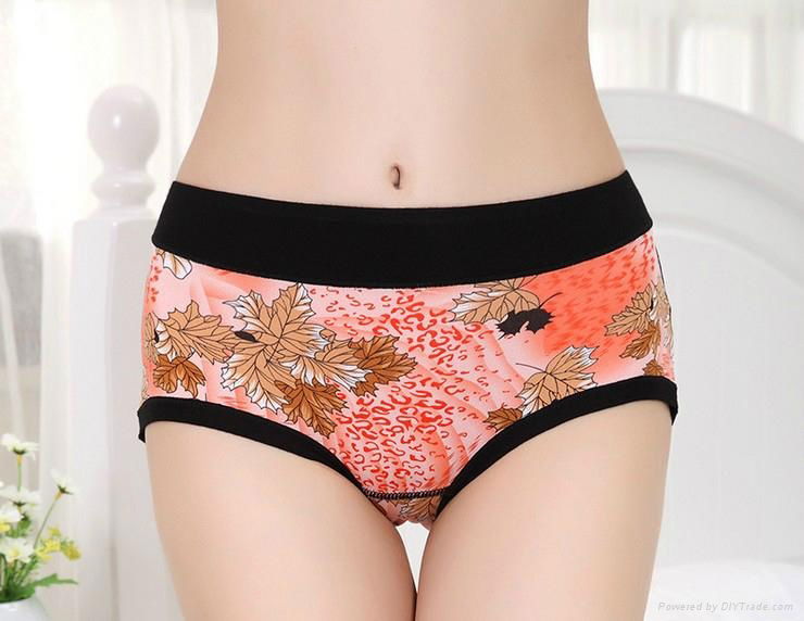 Printing Smooth comfort Micro Fiber brief panties  2