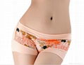 Hipster Flower Prining Modal brief underwear 3