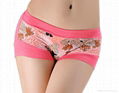 Hipster Flower Prining Modal brief underwear 5