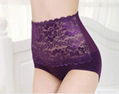 Hipster High stretch Bamboo Fiber assorted solid color control brief panties  3