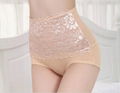 Hipster High stretch Bamboo Fiber assorted solid color control brief panties  4