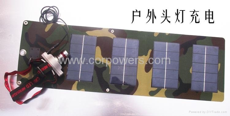 100% waterproof portable 8w solar charger 3