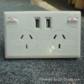 Australian/Newzealand Style USB Socket