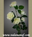 110cm 5 heads artificial flower rose branch