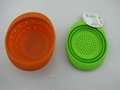 silicone indeformable foldable hollow bowl 2