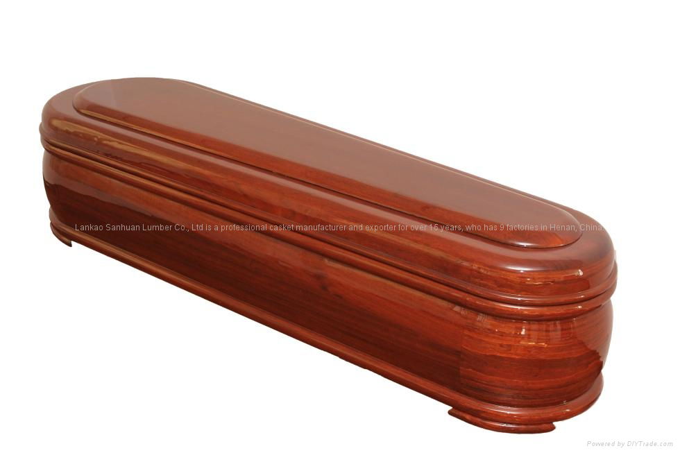 Spanish Style-Wood Coffin 