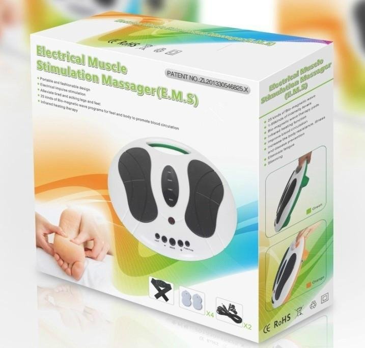 2014 newest acupuncture foot massager with electrode pads 4
