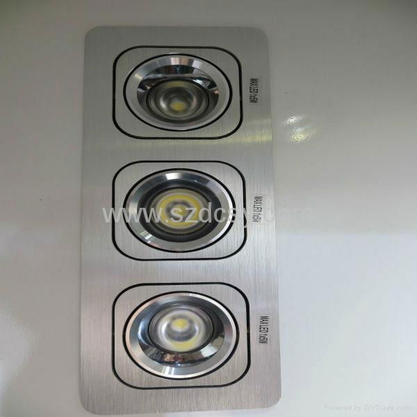 5-20W LED grille lamps, COB chip high-illuminance 2700-5000K CE 2