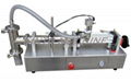 One/two nozzle semi-auto liquid filling machine