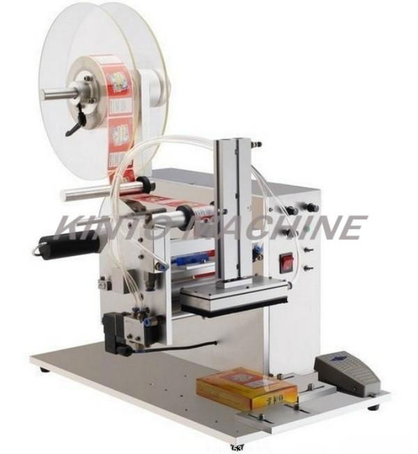 Semi-auto plane/top/flat labeling machine