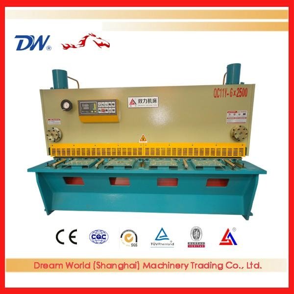 QC11K cnc guillotine shearing machine 