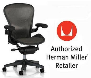 Aeron Chair by Herman Miller - Basic - Graphite Frame Size