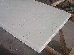 Black Spotted White Artificial Crystallized Glass Stone