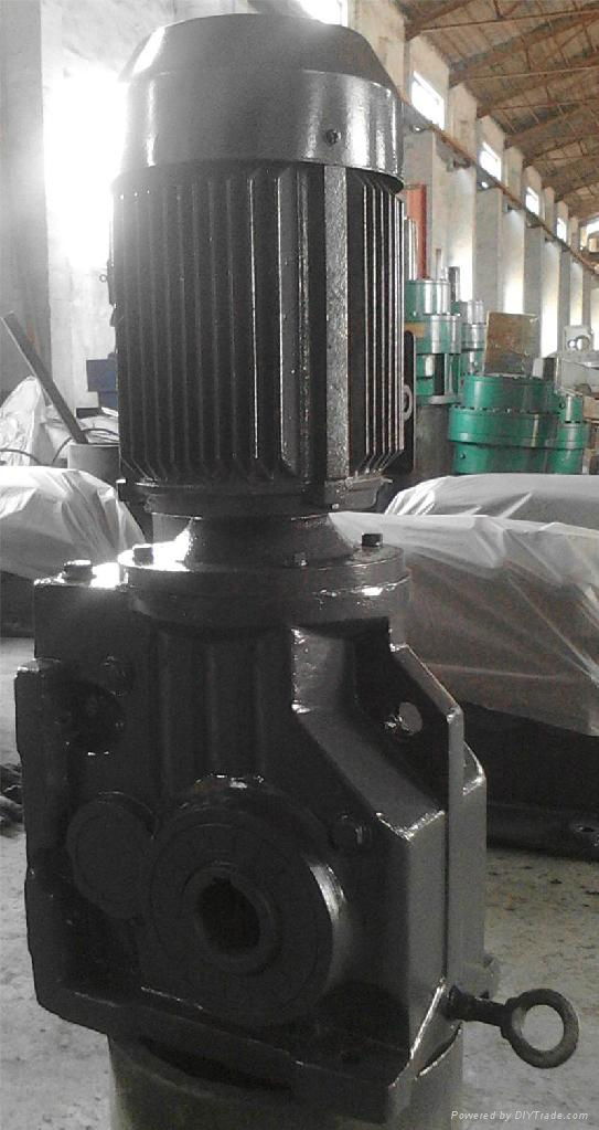 China good quality helical-bevel WK gear reducer 4