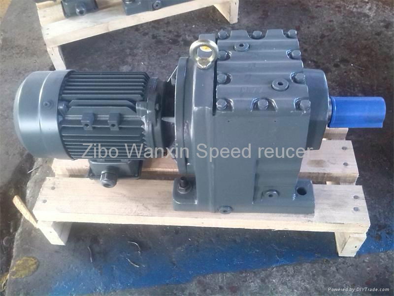 Worldwide popular India famous helical various input speed R gear speed reducer 2