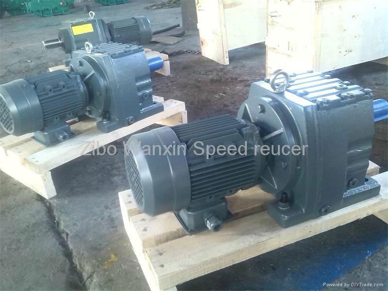 Worldwide popular India famous helical various input speed R gear speed reducer 3